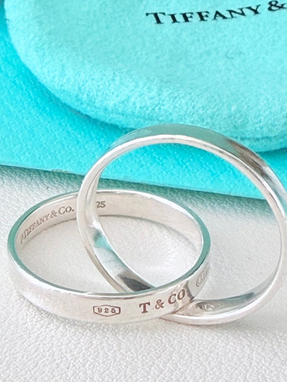 Tiffany & Co. Sterling 1837 Interlocking Circles Ring - Picture 2 of 14